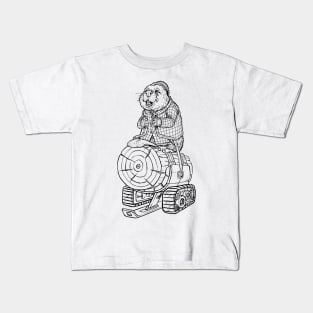 Big Log Hauler Kids T-Shirt